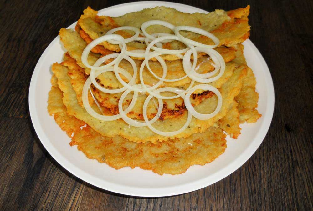 Naľešniky (zemiakové placky) / „Naľešníky” (placki ziemniaczane)